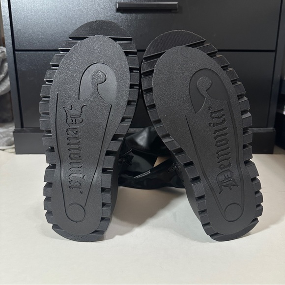 Demonia Slacker 200 Black Mid-Calf Boots - Picture 5 of 9